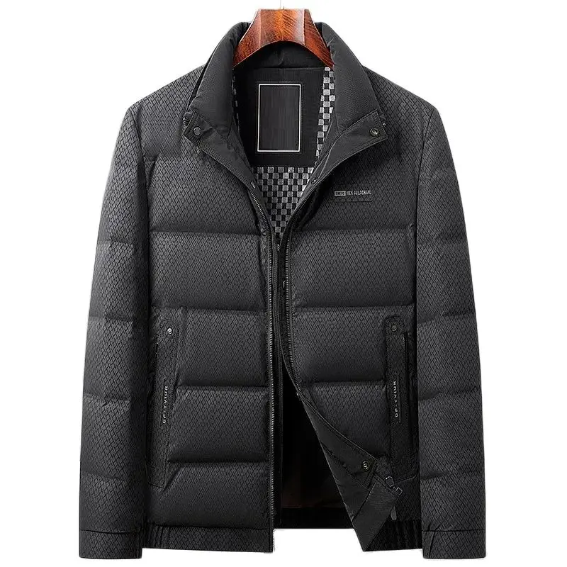 

BATMO 2023 New Arrival Winter 85% White Duck Down Jackets Men,Mens Warm Thick Coat, 33718