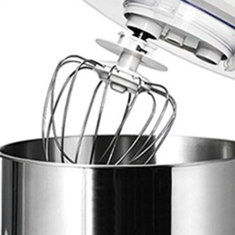 Stainless Steel Wire Whip Mixer Attachment Replacement Rustproof Egg Beater Attachment Balloon Shaped Blender Head Dough