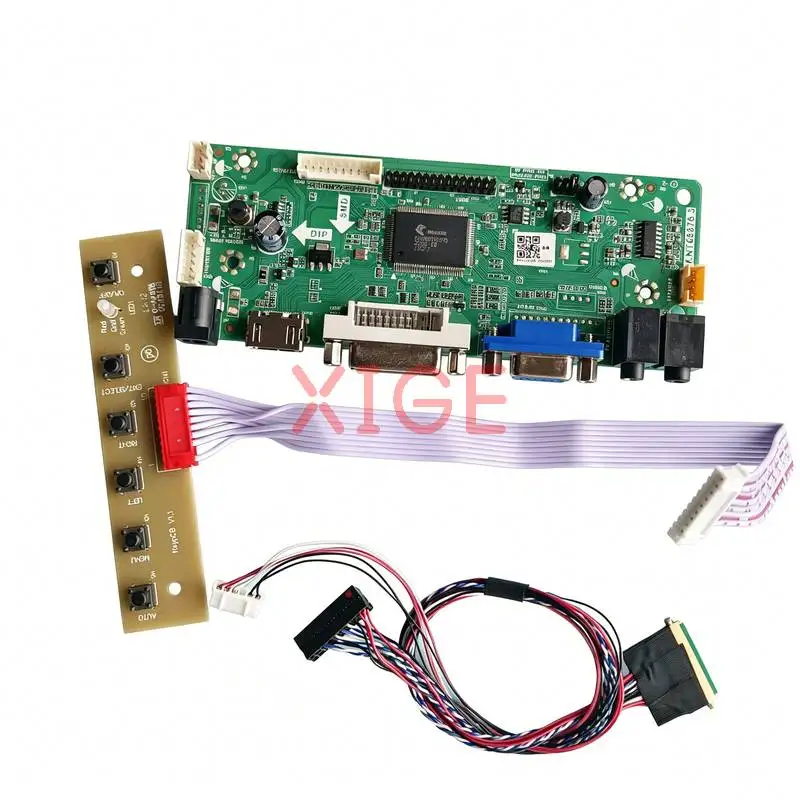 Controller Board Fit B101XTN01 LTN101AT03 CLAA101WA N101BGE 1366*768 VGA DVI HDMI LVDS 40-Pin Laptop Display Screen 1366x768 Kit