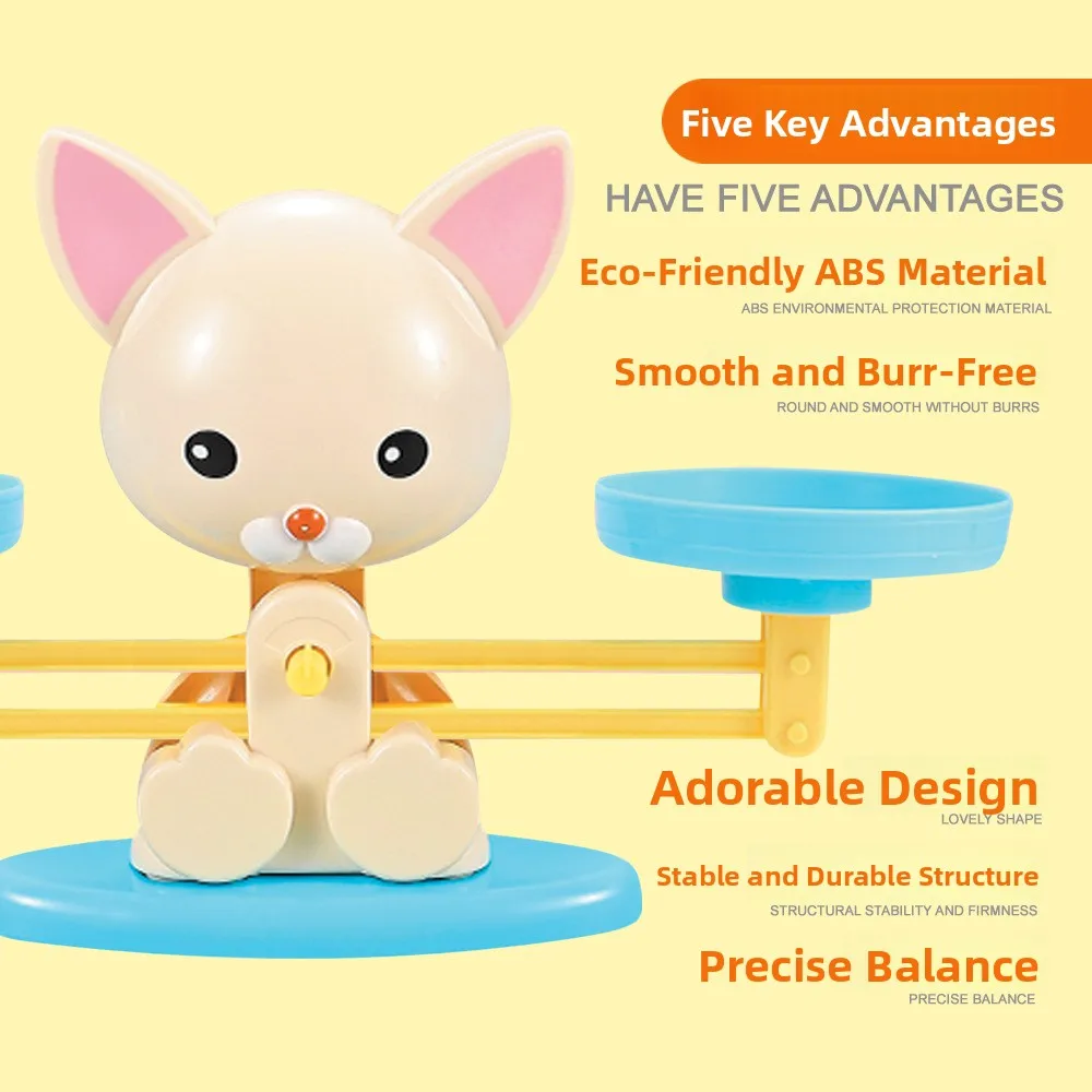 Eonal Toy: F Scs Game for Kids Digital Addition And Subtraction Monkey Dog Balance Sc Children's nce ...