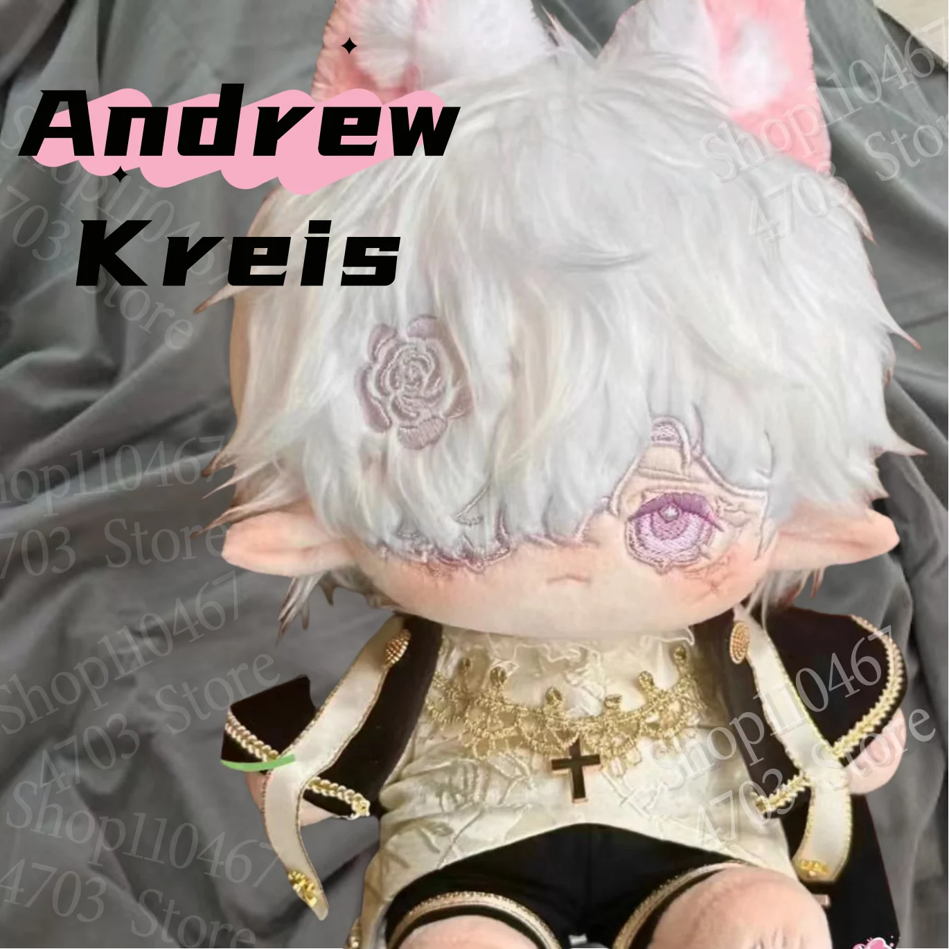 

Stuffed 20cm Identity V Andrew Kreis Cosplay Plush Toy with Skeleton Design Handsome Fan Collection Doll Soft Plush XMS Gift