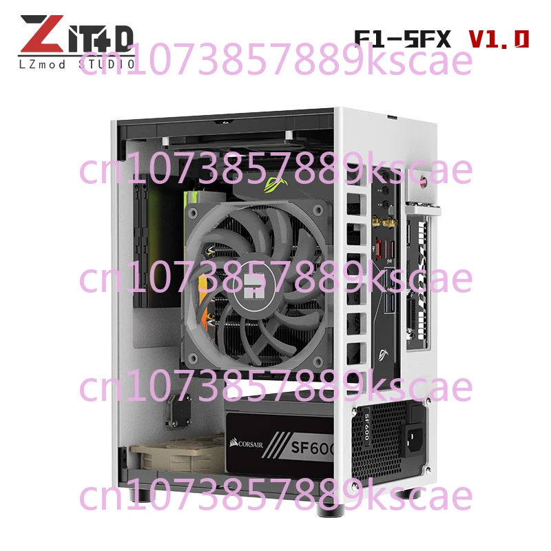 

Lzmod 7.9-liter F1-SFX single display SFXL power supply itx small chassis with double-sided inverted heat dissipation holes