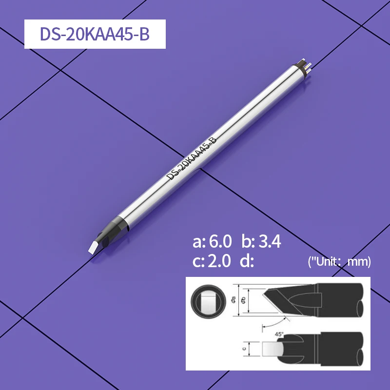 Apollo Seiko DS/DCS/DN/DCN soldering tips DS-16KAA DCS-30KAA DN-24KAA DN-50KAA  For APOLLO Automatic Soldering Equipment