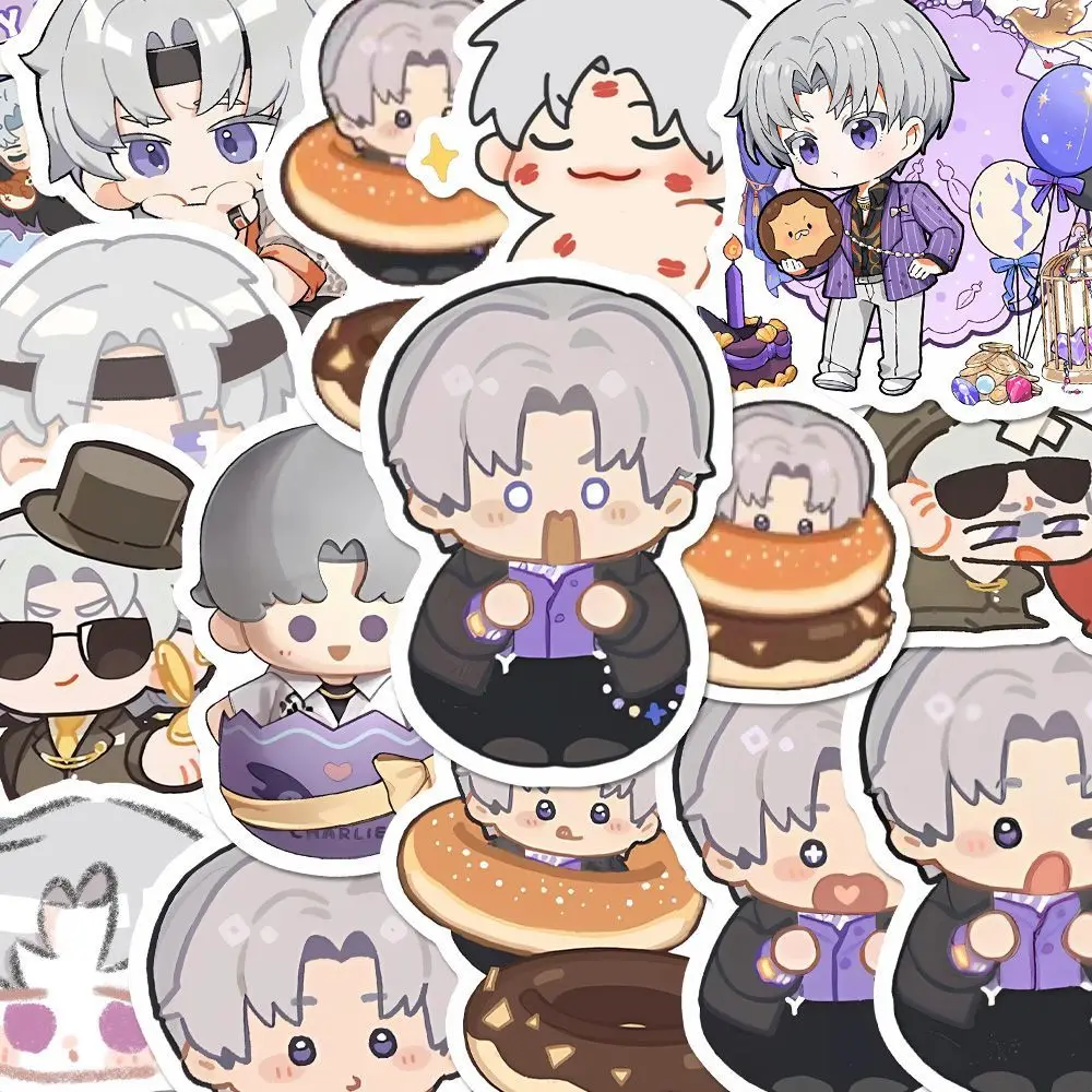 ملصقات أنيمي شارلي خفيفة وليلية ، شارات رسومات كرتونية جرافيتي ، للخوذة ، لوح التزلج ، اللابتوب ، الدراجة النارية ، الديكور ، 48: