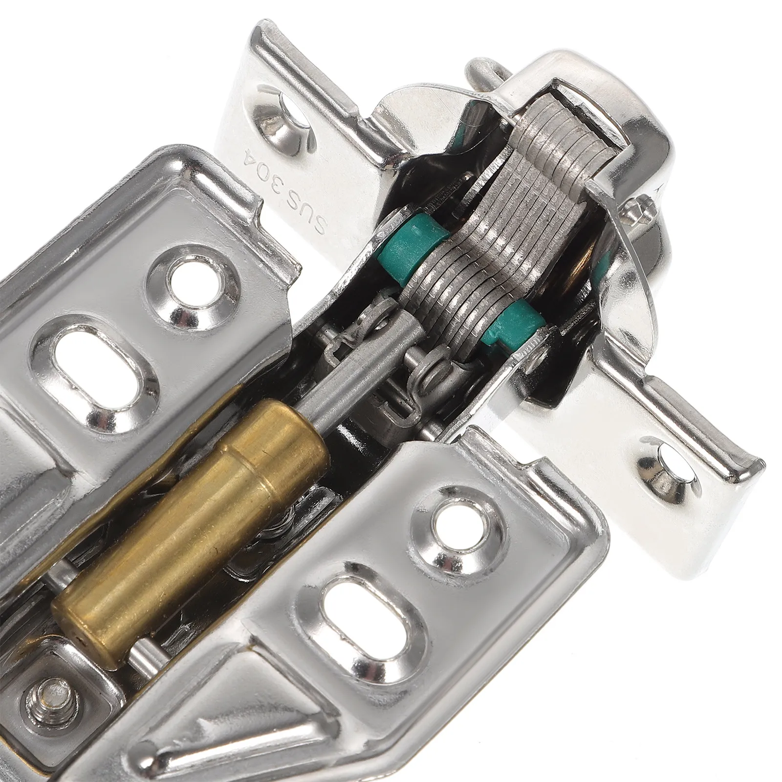 Stainless Steel Hidden Cabinet Door Hinge – Triple-Layer Electroplated, Rust-Resistant, Soft-Close & Self-Closing