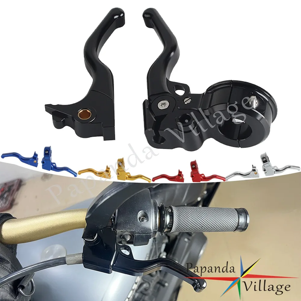 

Brake Clutch Lever For Harley 883 SuperLow XLL 1200 Custom EFI XLC SuperLow 1200 XLT Easier Pull Clutch Lever Kit Handle Control