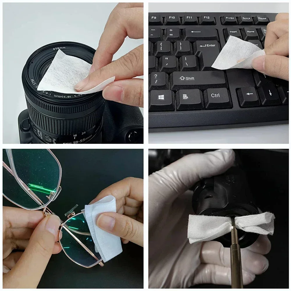 200 قطعة مسدس لعبة تنظيف بقع بندقية مسدس نظيفة القماش التصحيح تنظيف أداة امتصاص الماء العالي القطن الادسنس اكسسوارات #4