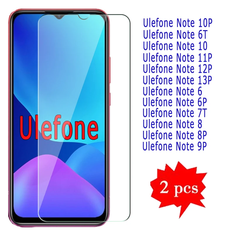 

2-1Pc Front Glass For Ulefone Note 6T 7T 6 8 10 6 8P 9P 10P 12P 13P Cover Film On Ulefone Note 6 7 8 9 10 11 12 13 P T Glass