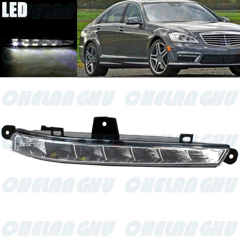 

For Benz W221 S350 S450 S500 S63 S65 AMG 2007 2008 2009 2010 2011 2012 2013 Right Side Front LED DRL Daytime Running Light