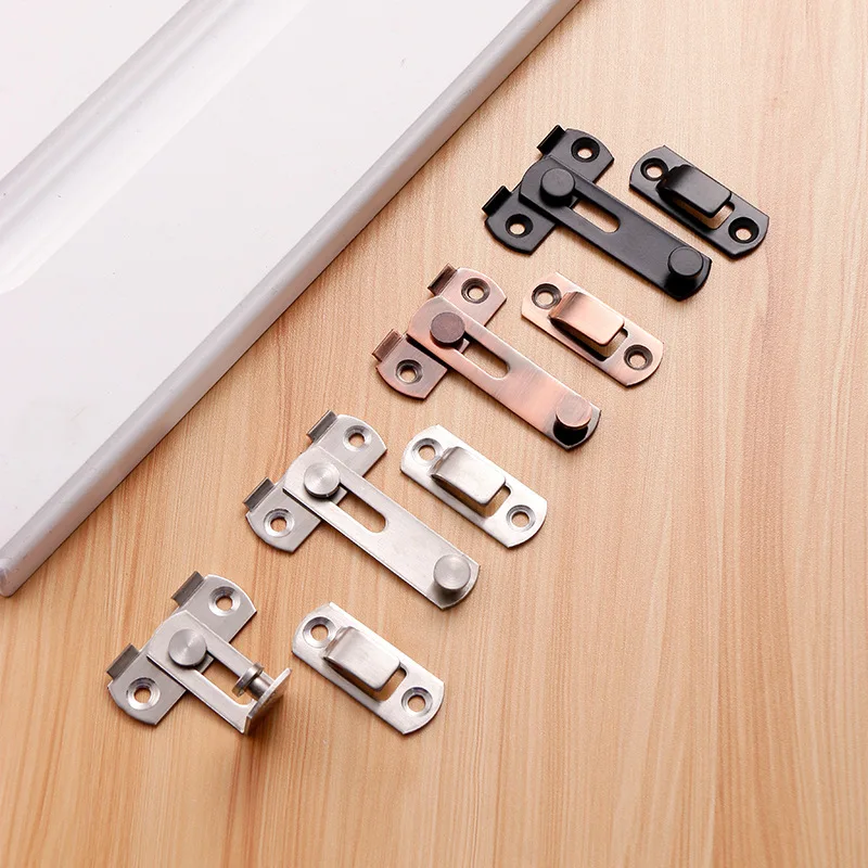 1 Bộ Chốt Cửa Ổ Khóa Trượt Cổng Chốt Cửa Khóa Thép Không Gỉ 304 An Toàn Cửa Bolt Khóa Chốt Khóa Cửa Sổ nhà Phần Cứng