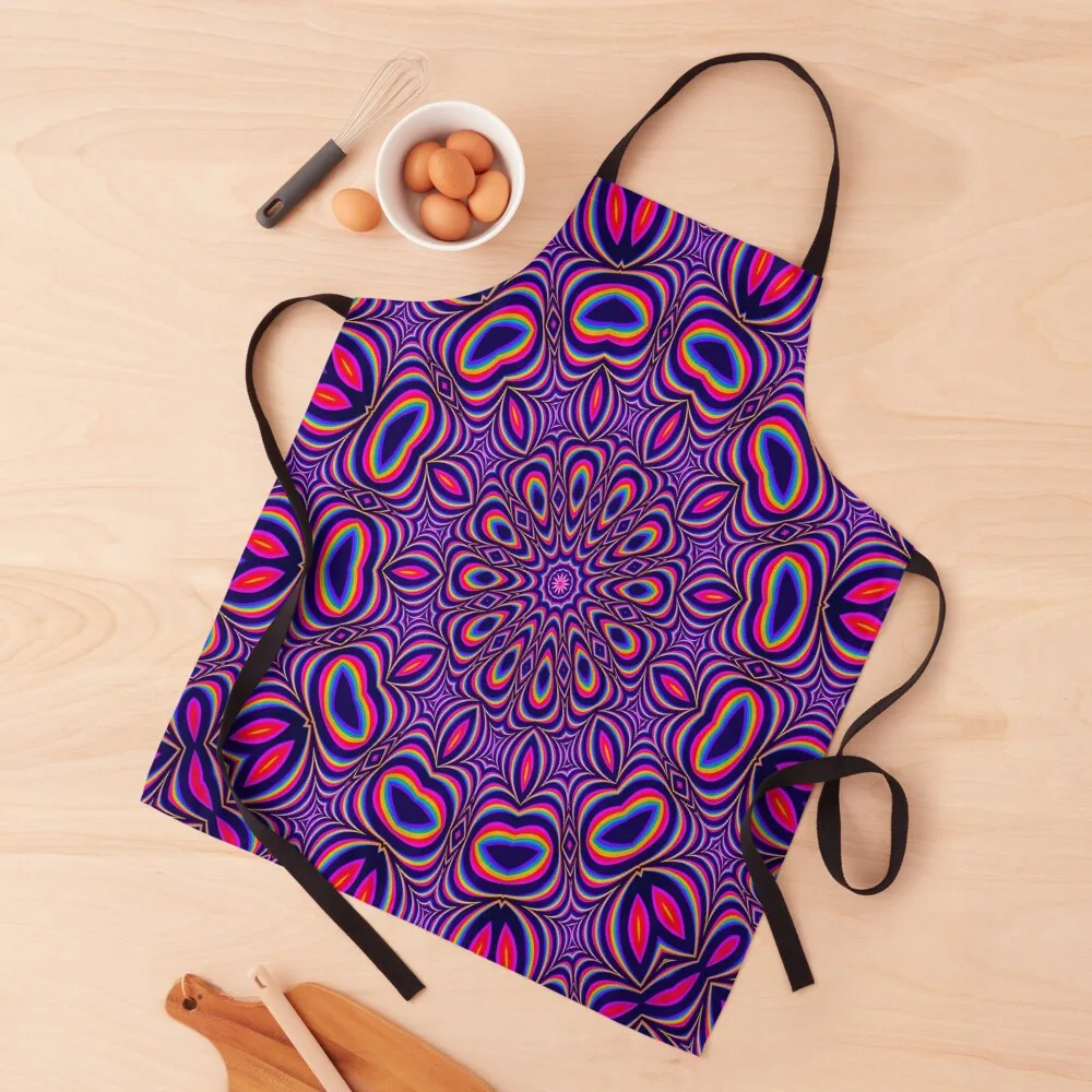 

Trippy Hippie Tapestry Apron For Girl innovative kitchen and home items Utensils For Kitchen cleanings Apron