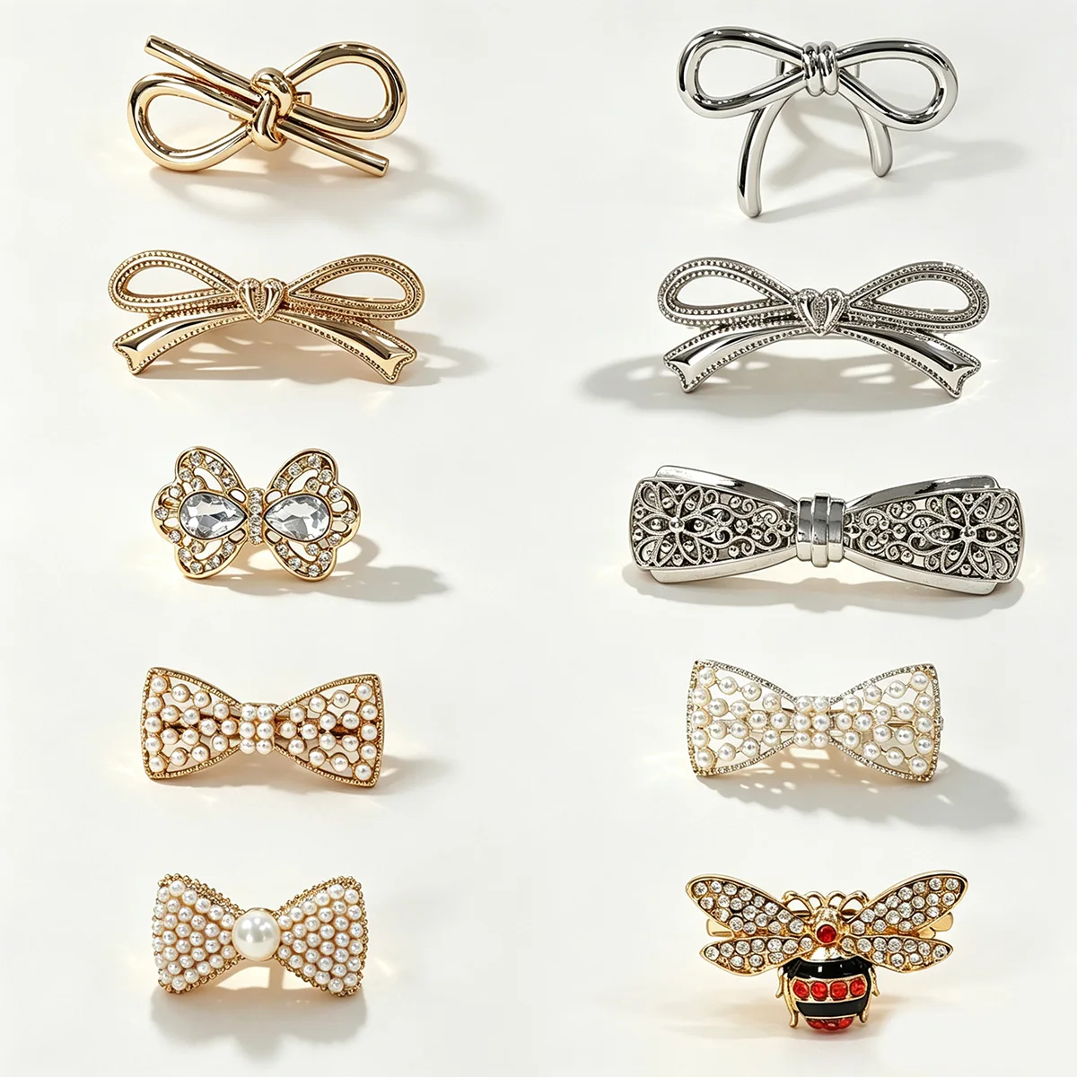 Butterfly Bow Alloy DIY Jewelry connectors handmade Women's Chain Belt Buckle making findings Dress Skirt Jeans Belt