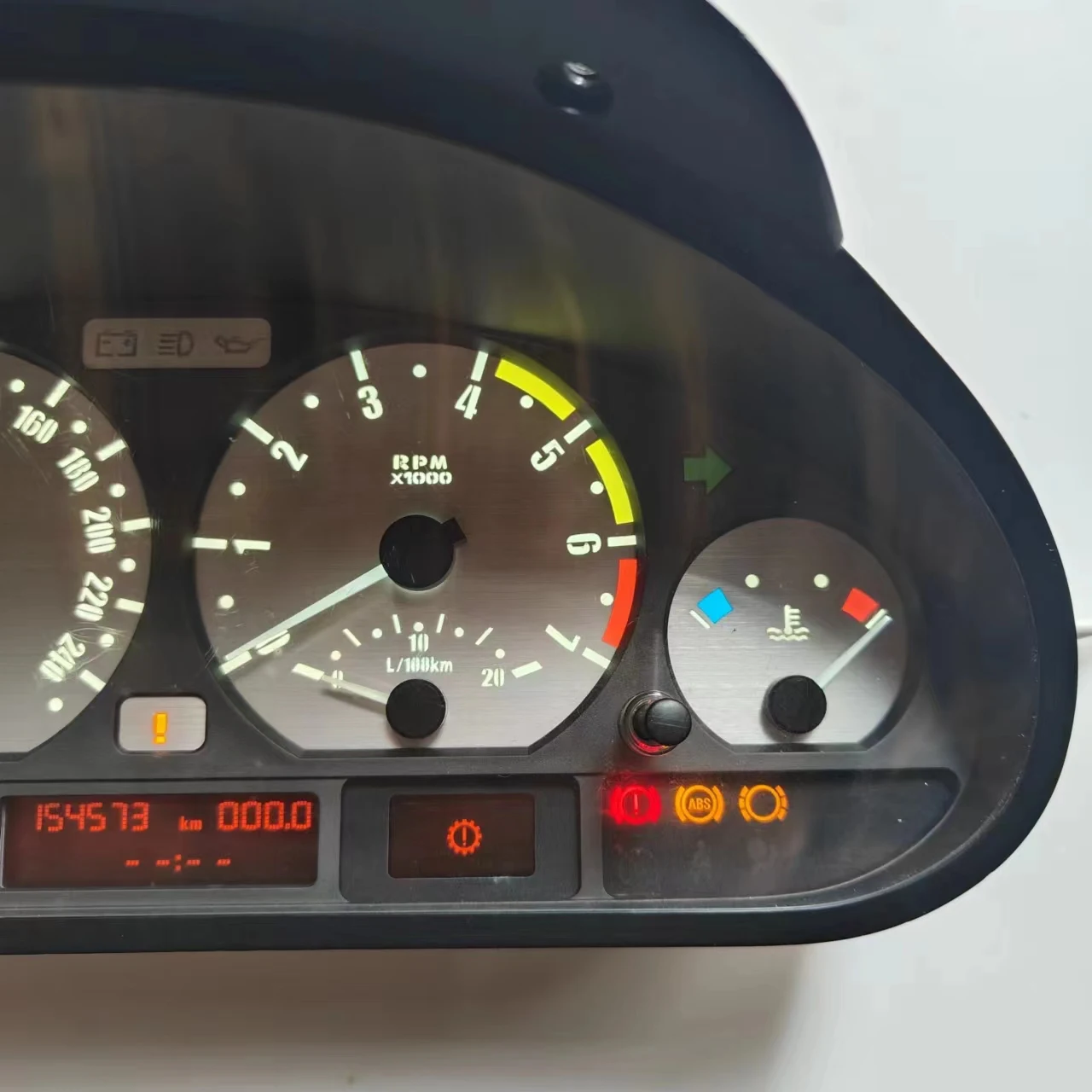 金属 Sytle E46 スピードメーターダイヤル KMH インストルメント 