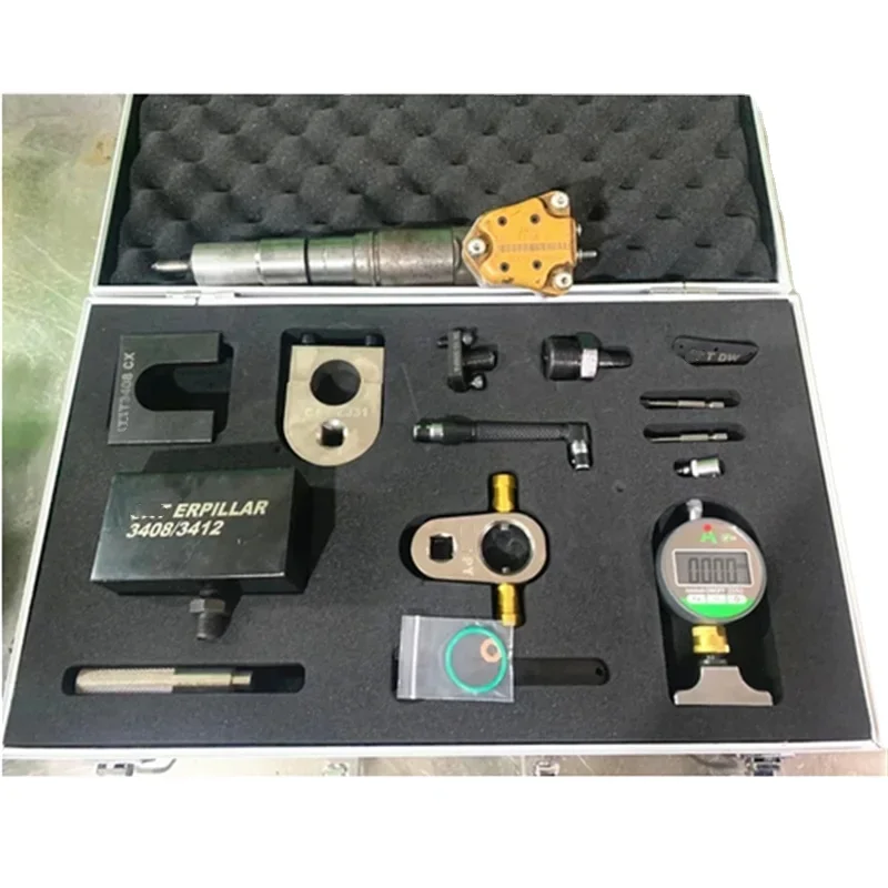 

2025 hot sale For Cat 3408 3412e Diesel Common Rail Injector Clamp Disassmeble Solenoid Valve Measuring Tool Set