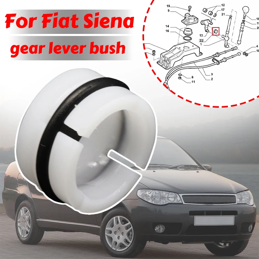 

Gear Lever Bush Replace MT Selector Shifter Linkage Pivot Grommet Shifting Issue Fix For Fiat Siena 2002 2003 2004 2005- 2012