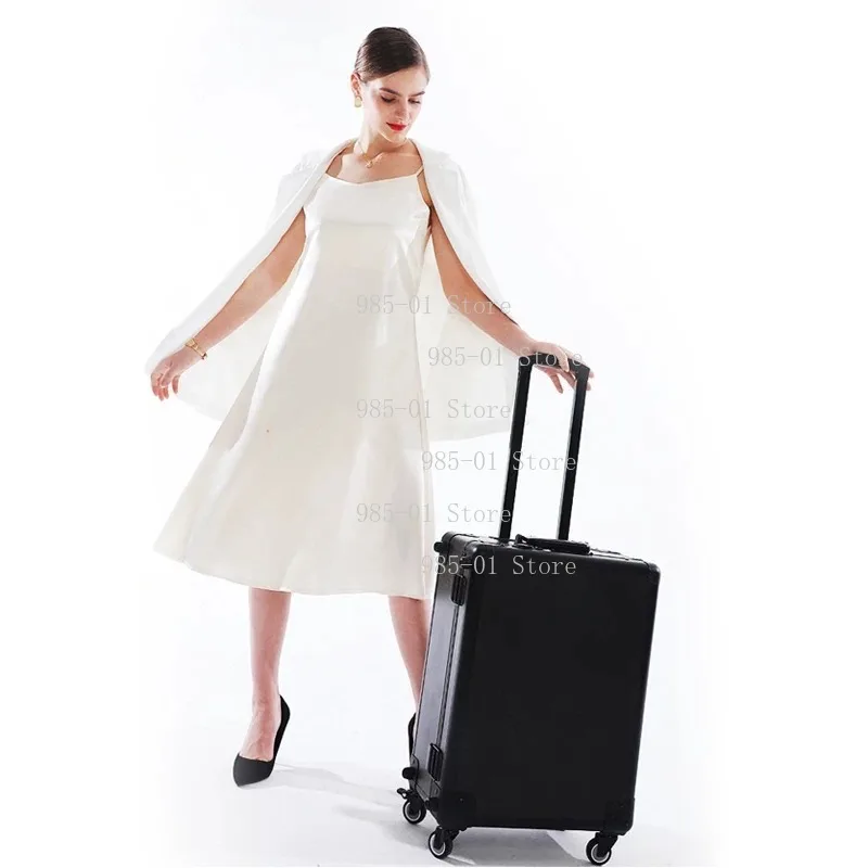 Professional Beauty Toolbox Makeup Artist Cosmetic Case, Lamp Trolley with Hidden Bracket Light Box