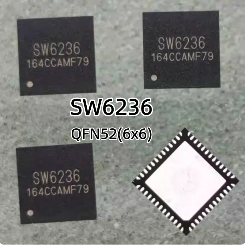 10-50pcs %new stock SW6236 Four-port Fast Charging multi-protocol mobile power SOC Controller IC Chip QFN52(6x6)