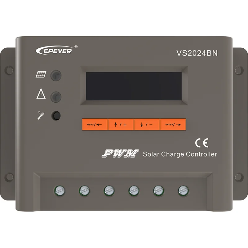 EPEVER Solar Charge Controller VS2024BN 20A PWM Charging Mode Automatic Operation Of Solar Panel Regulator