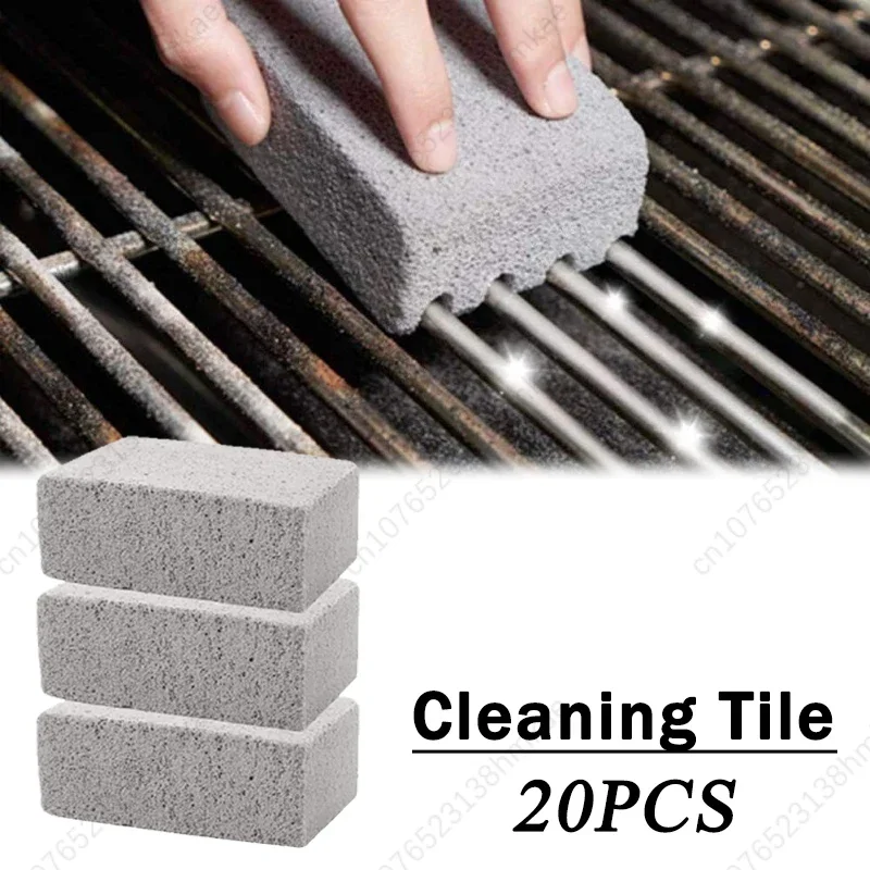 High-Temperature Resistant Pumice BBQ Cleaning Brick, Ideal for Outdoor and Home Use, Effective Grill Cleaner Brick