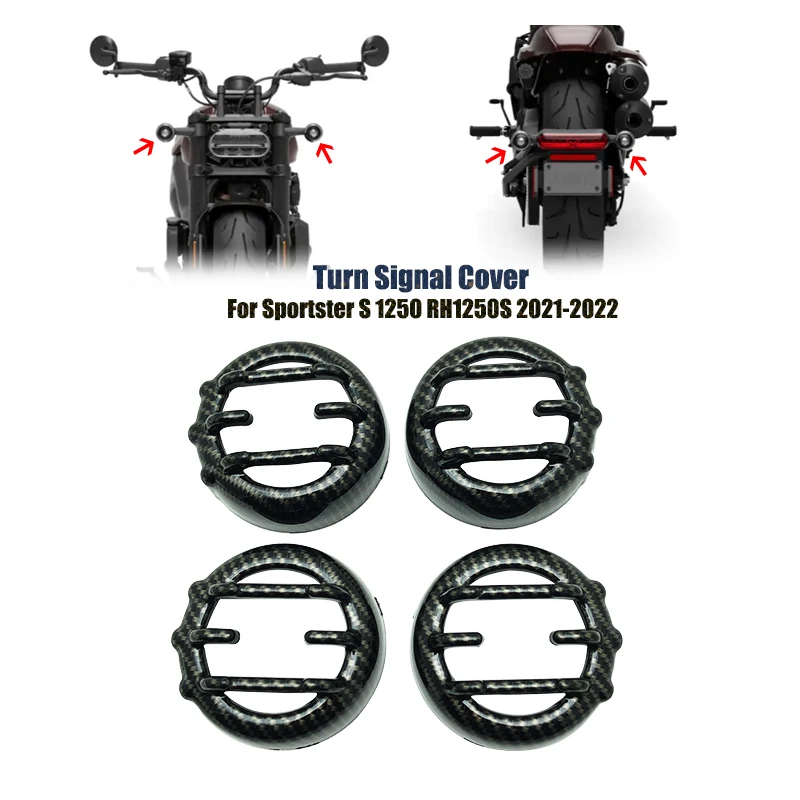 

For Sportster S 1250 S RH 1250 S RH1250S 2021-2022 Motorcycle Turn indicator Turn Signal Bezel Cover Trim Cover