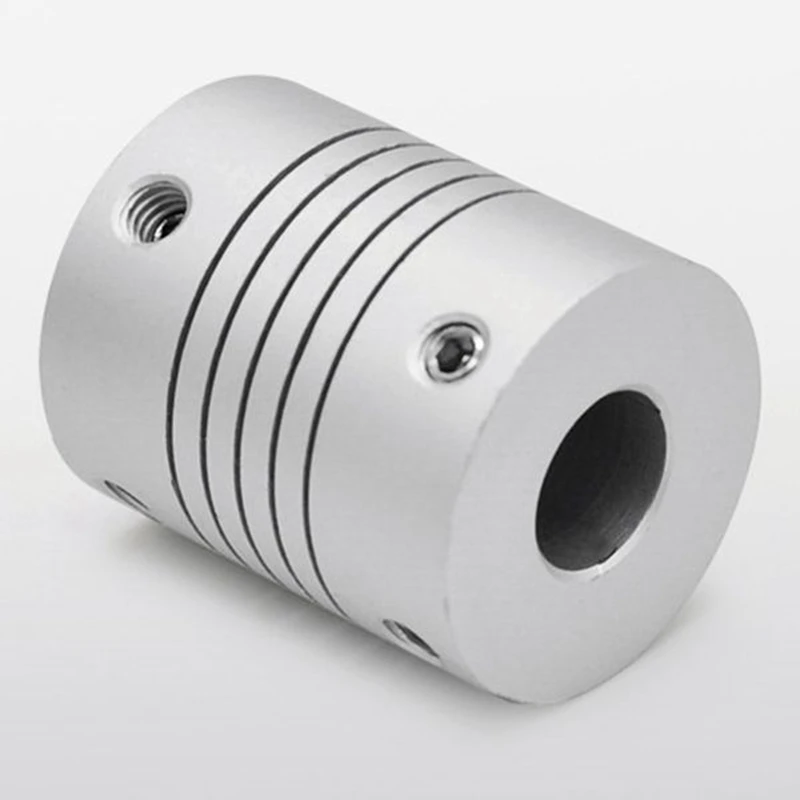 

2X 6Mm To 8Mm Shaft Coupling 25Mm Length 18Mm Diameter Stepper Motor Coupler Joint Connector For 3D Printer CNC Machine