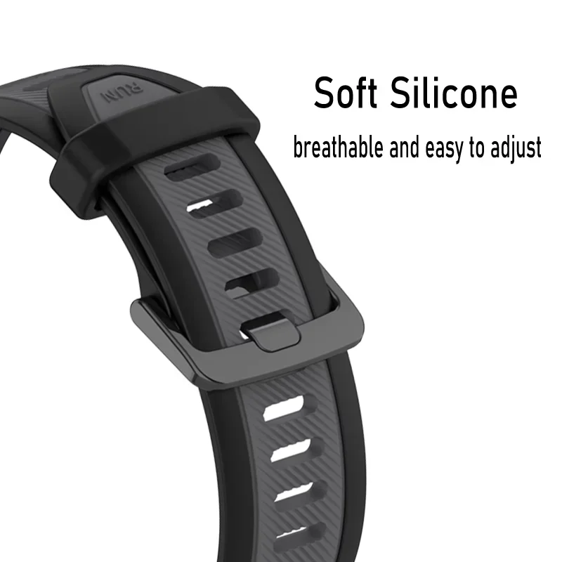 18 مللي متر سيليكون حزام لساعة هواوي GT4/5 41 مللي متر لونين مخطط لينة مريحة سوار لهواوي ساعة GT5 برو 42 مللي متر كوريا