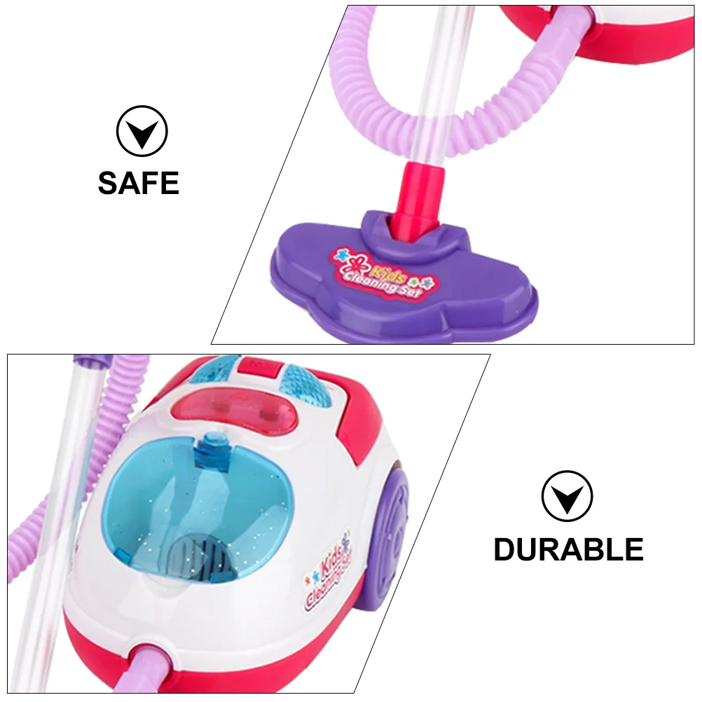 Childrens Toys Vacuum Cleaner Cordless Girl Play House Home Household Housekeeping Pretend Plastic for Toddlers