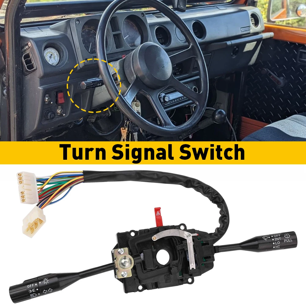 New Turn Signal Wiper Lever Switch For Suzuki Samurai 1985-1995 Lighting System Multi-Function Switch 37400-80521 37400-61A21