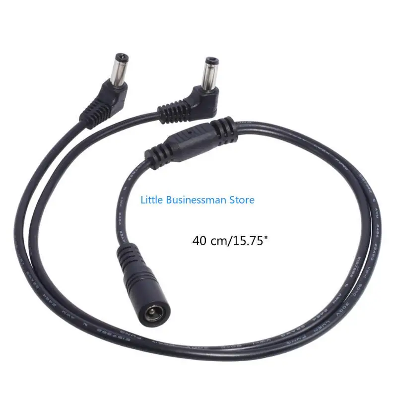 2,1 x 5,5 mm 1 Buchse auf 2 Stecker Power Splitter Steckerkabel für CCTV-Sicherheit M76A – Detail 6
