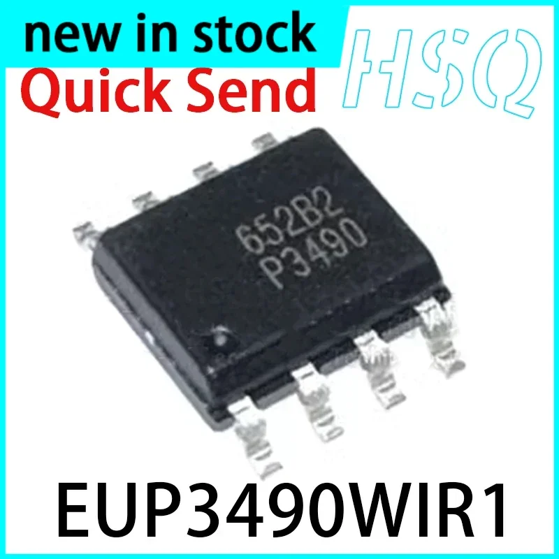 5PCS EUP3490WIR1 Screen Printed P3490 Chip IC SMT Packaging SOP-8 Brand New