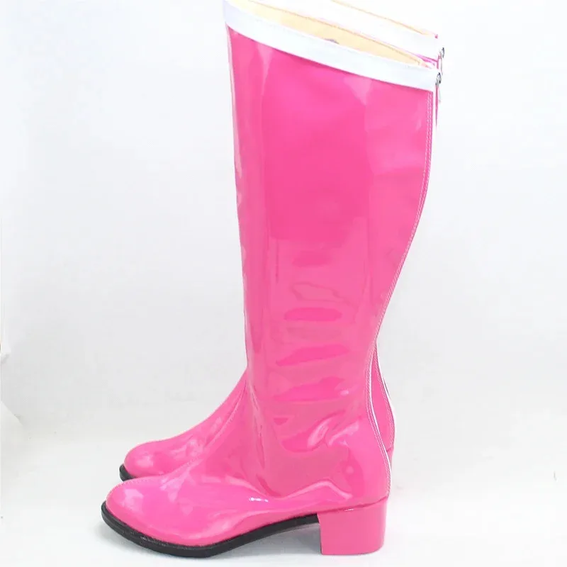 

2025 11 Tsukino Usagi Serenity Cosplay Prop PU Leather Shoes Halloween Boots Custom Made