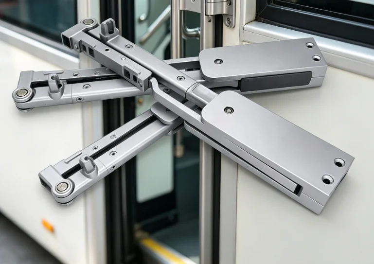 Furniture Cabinet Buffer Flat Bracket Left Right Translation Hinge Support Rod For Bus Door Window Hardware Fitting