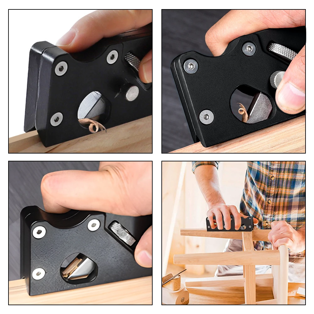 Chamfer Trimming Cutter Chamfer Plane Woodworking Board Planer Tool for Quick Edge Planing Radian Corner Plane Trimming