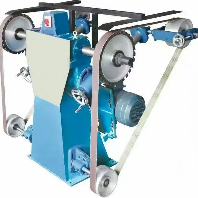 

Metal Stainless Steel Wire Drawing Deburring Woodworking Large-Scale Flat Belt Sander Multi-Functional Grinder