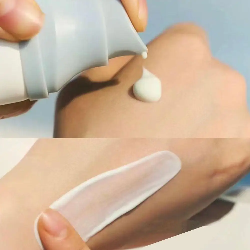Crema protectora sensible al agua, ácido hialurónico, hierba de nieve, 50mL, Madagascar Centella Hyalu Cica, suero solar resistente al agua