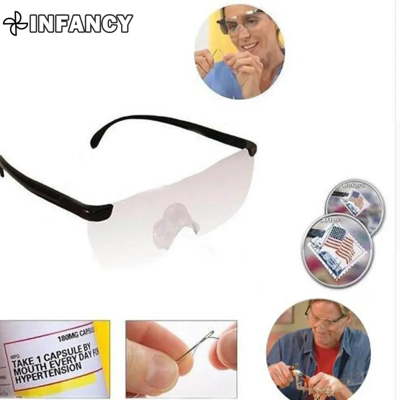 Magnifying Presbyopic Glasses Eyewear Reading 160% Magnification to See More and Better Magnifier Portable