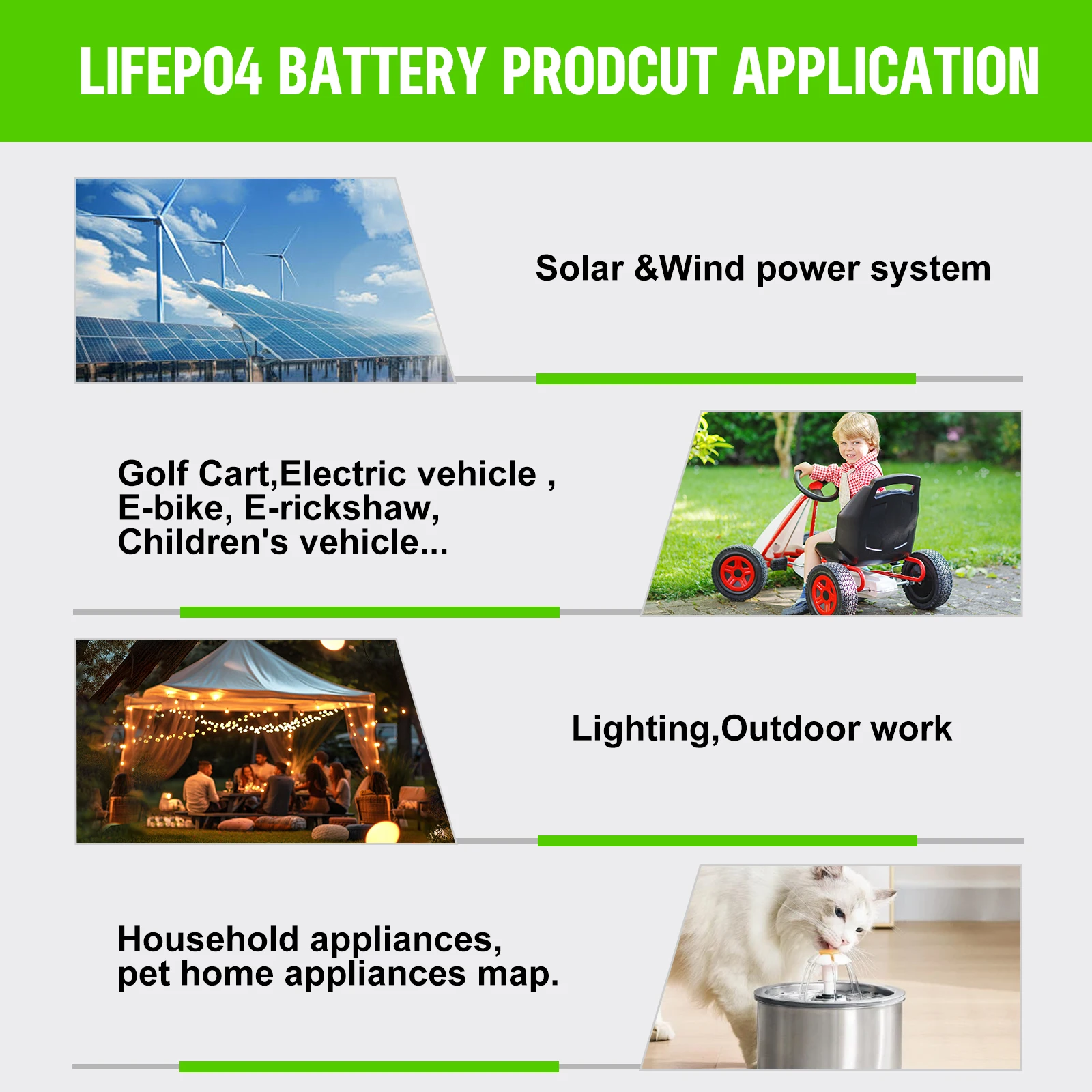 DREAMDASH 6V 6Ah 12V 7Ah 12V 10Ah LiFePO4-Akku mit integriertem BMS, wiederaufladbarer Lithium-Eisenphosphat-Akku für Wohnmobile, Golfwagen, Solaranlagen, Trolling-Motoren, Boote und Kinderfahrzeuge, Versand aus den USA, Großbritannien und Polen. – Detail 7