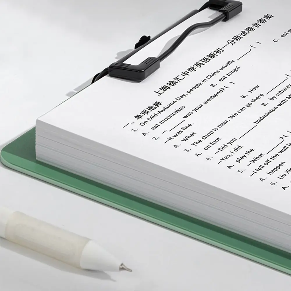 Подвесной градиентный цветной буфер обмена, рисунок, письмо, подпись, утолщенный зажим для доски для файлов формата А4, студенческий школьный офис