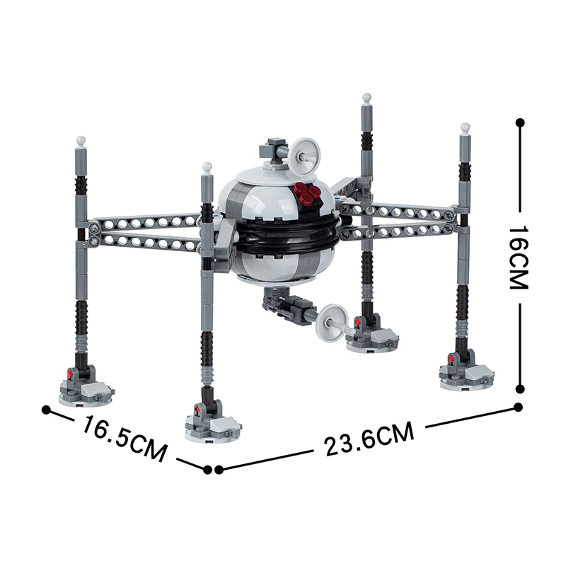 MOXXI MOC Stars Movie Kids Montessori Gift Toys For Children Cheap Robot Action Figure DIY Sets Adults Building Block Assembling
