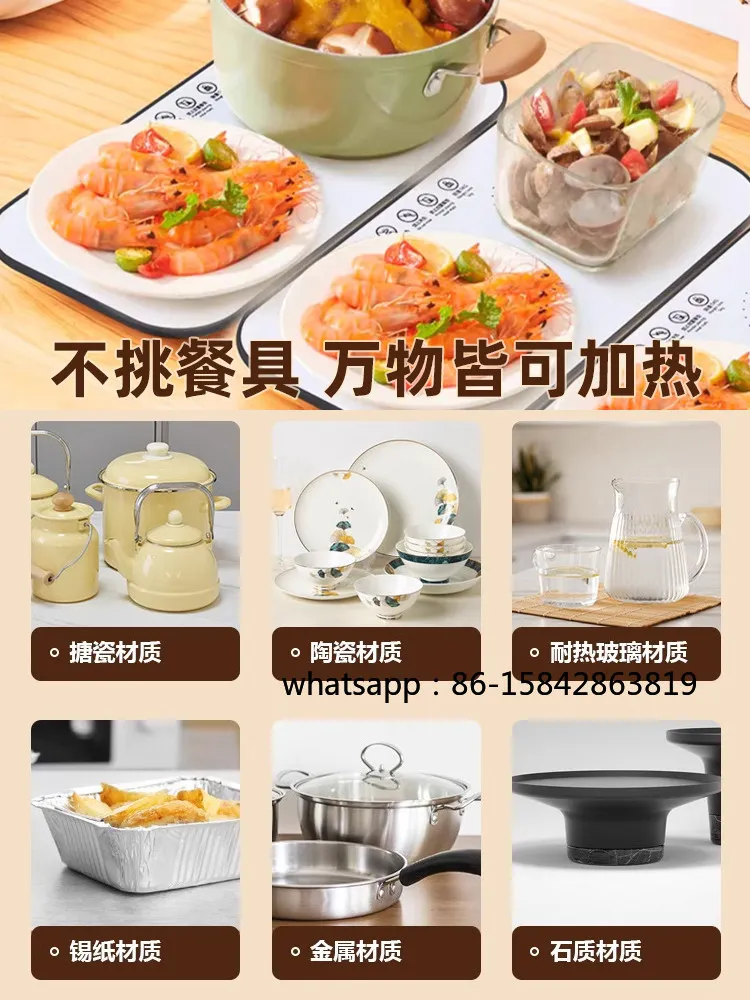 2026 New Multi-functional Electric Food Warming Mat Constant Temperature Household Thermal Insulation Dining Table Mat