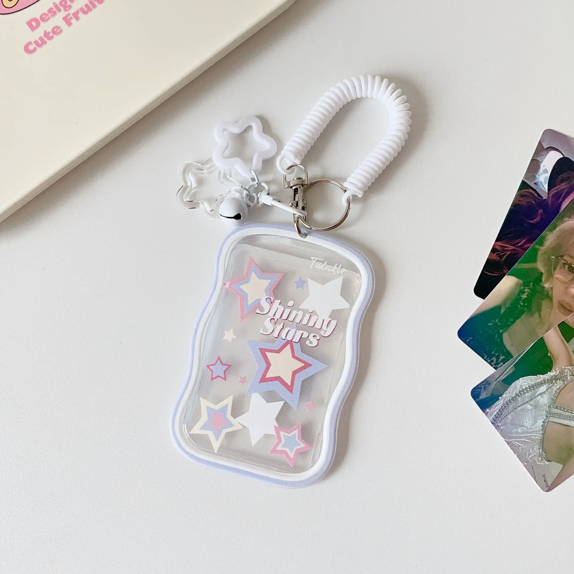 Student Card Case Clear Star Card Case Campus Card Holder Lightweight For Student Id