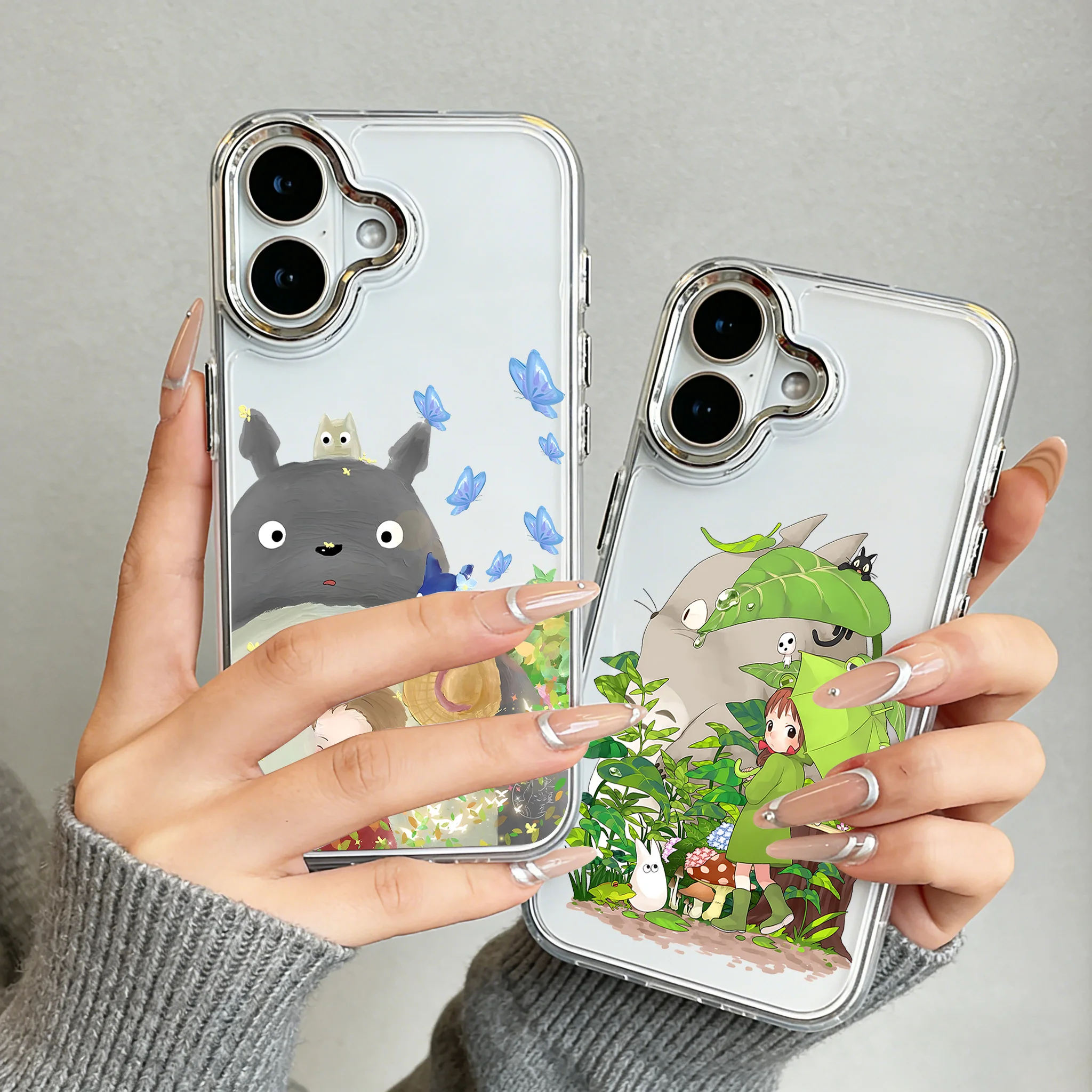 Phone Case for Samsung Galaxy A56 A36 A26 A06 A55 A35 A16 A06 A54 A34 A25 A24 A15 A14 A05S A05 A73 A53 A33 5G Cartoon T-Totoroes