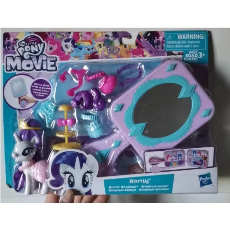 【En stock】Figura de acción de Rarity de My Little Pony de Hasbro, juguete coleccionable, regalo para niñas