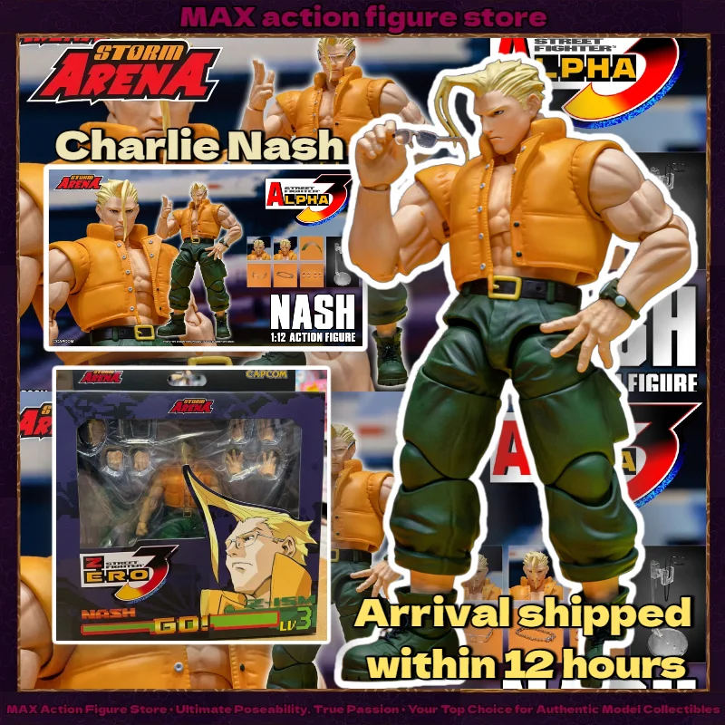 

В наличии: Коллекционная фигурка STORM TOYS Street Fighter Alpha3 Nash 1/12 с двойной головой и аксессуарами для скульптурной обработки – идеальный подарок
