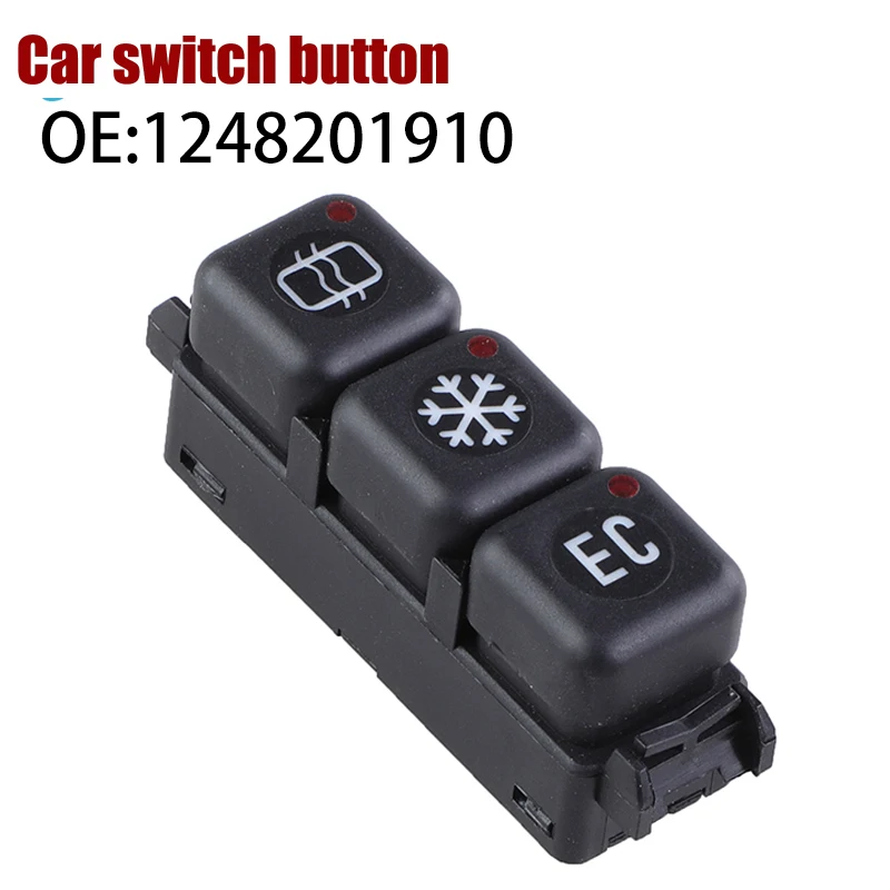 

ODiDiO 1248201910 Car AC Air Condition Switch Button 1248303370 2018300985 Fit For Mercedes Benz E Series 190 Series W201 W124