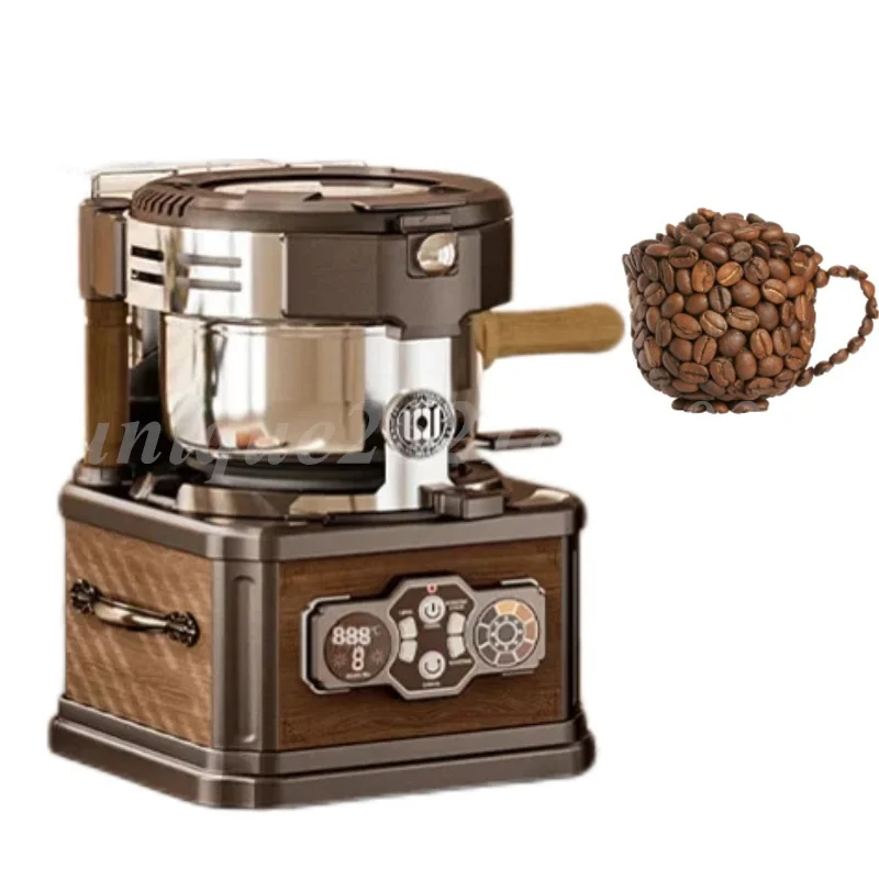 Small Portable Coffee Roaster Machine Coffee Bean Electric Roasting Roaster for Home Automatic Roasting of Green Coffee Beans