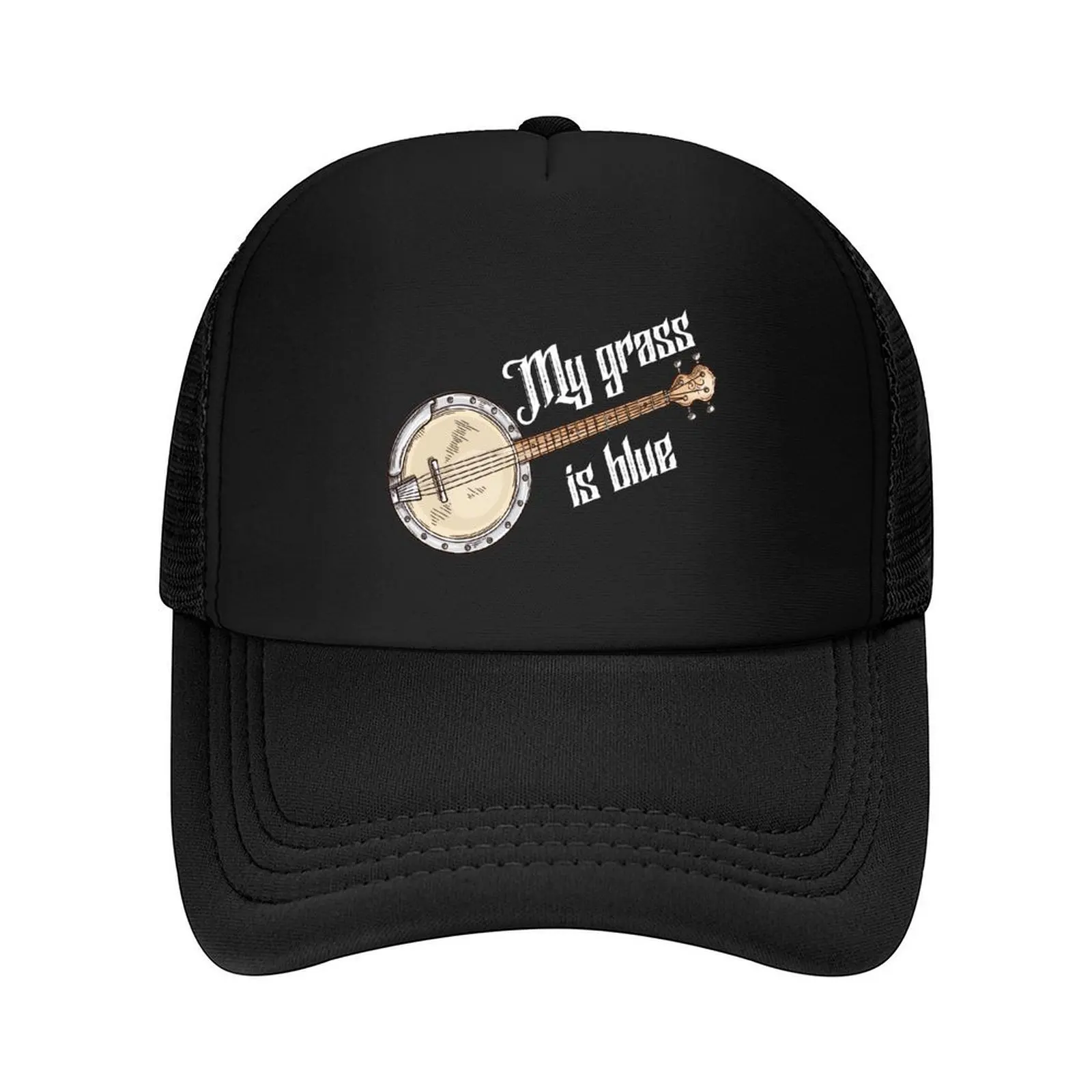 

My Grass Is Blue Bluegrass Banjo Baseball Cap sun caps Beach Bag sailor cap for men custom Hat Boy Women's