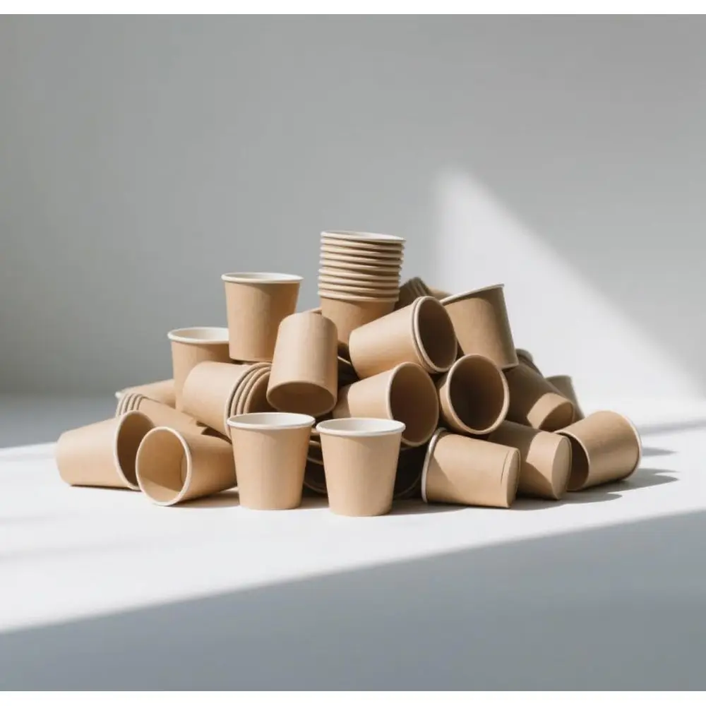 

500 Pack 12 oz Disposable Paper Cups - Ideal for Coffee, Tea, Hot & Cold Beverages