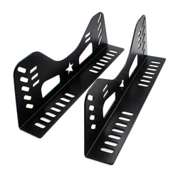 2pcs Vehicle black Bucket Seat Side Mounts Brackets Modification Universal Car Styling Seat Mounts Brackets New Arrivals