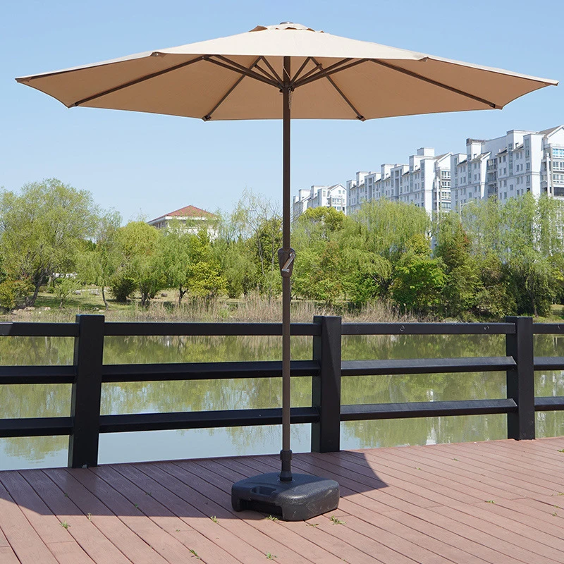 

Outdoor Sunshade Courtyard,, Leisure, Home Use, Balcony, Stall Display, With Swivel Center Pole,-Border